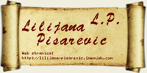 Lilijana Pisarević vizit kartica